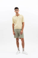 LEIF COTTON LINEN POLO - Stomping Ground