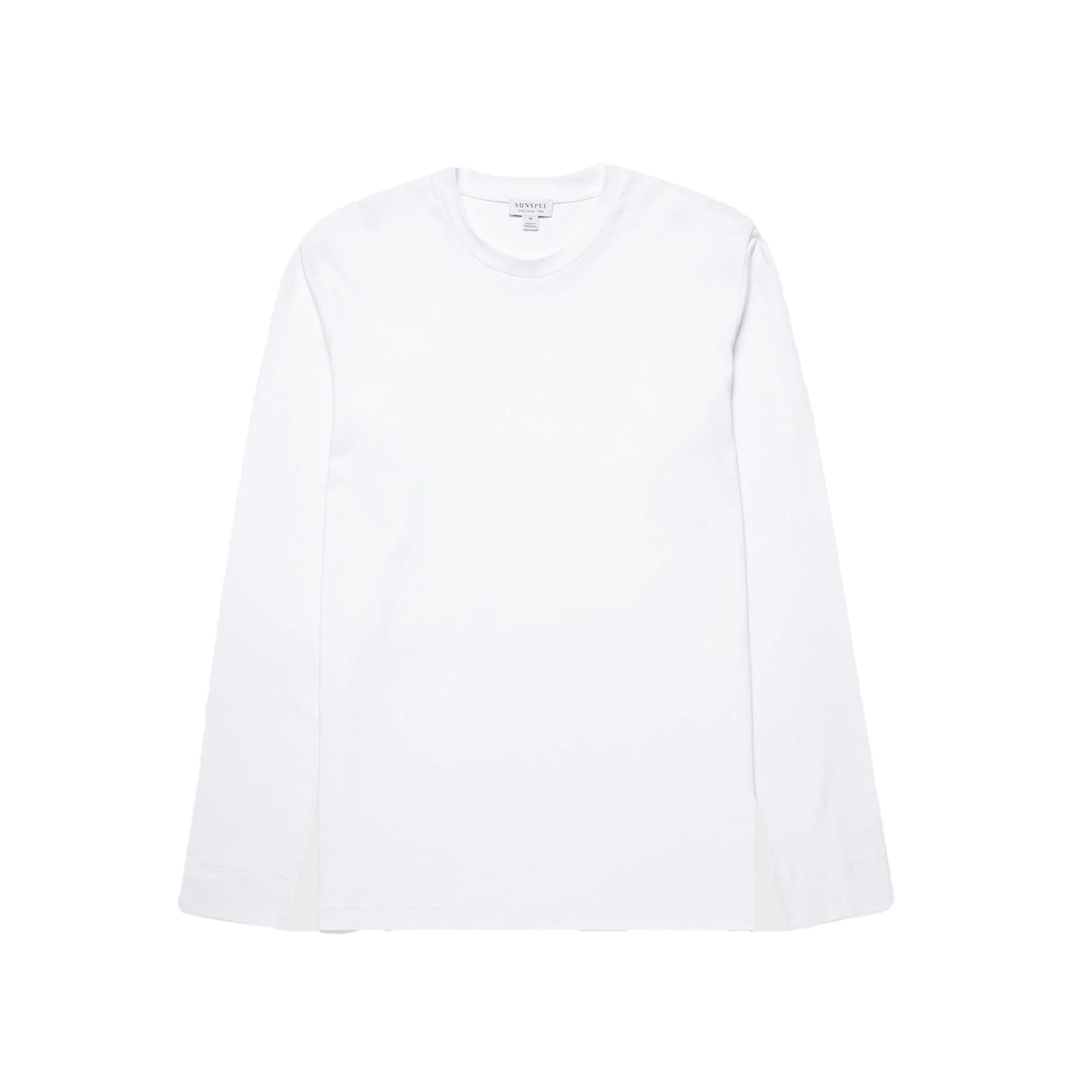 Sunspel L/S Riviera T-Shirt - White