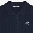 Crosscut Polo - Blueberry
