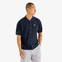 Crosscut Polo - Blueberry