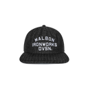 Foreman Snapback - Black Stone Washed Denim