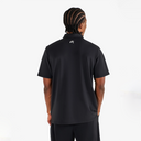 Block Placket Polo - Black