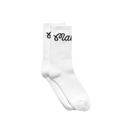 Bon Script Sock - White