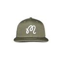 M Script Snapback - Military Green
