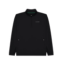 Malbon Performance Quarter Zip Shell Pullover - Black