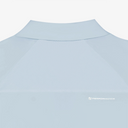 Performance Raglan Zip Polo - Subdued Blue