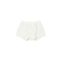 254 Loopwheeled Boxer Brief - White