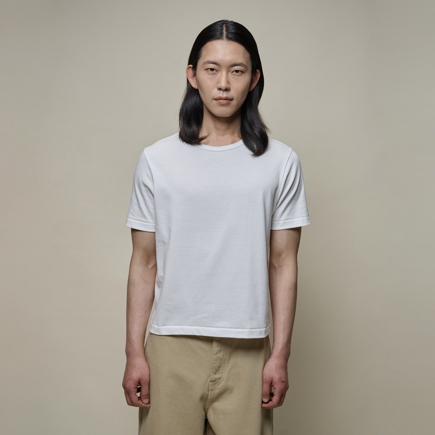 Merz B. Schwanen 2M15C.01 Loopwheeled T-Shirt - White