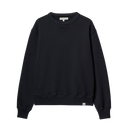 CREW02 - Authentic Fleece Classic Fit Sweatshirt - Deep Black