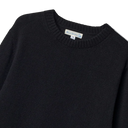 CASH01.11 Recycled Cashmere Crewneck - Deep Black