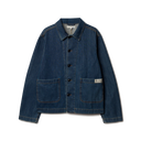 Cropped Worker Denim Jacket - Denim