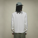 HENLEY01TH - Diamond-Patterned Cotton Thermal Henley - Nature