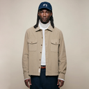 Light Cotton Corduroy Shirt -  Dusted Khaki