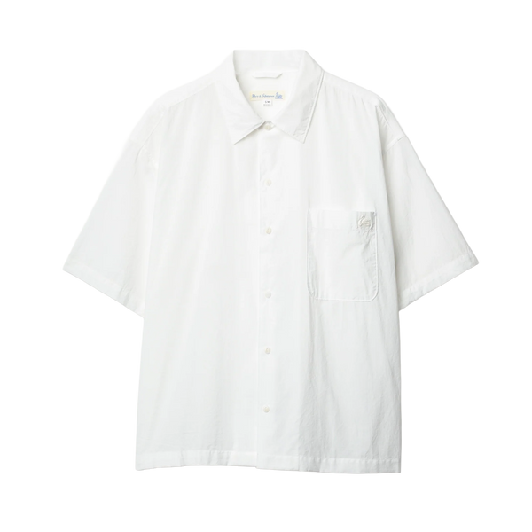 Merz B Schwanen Lightweight Cotton Poplin Short Sleeve Shirt