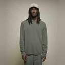 Lightweight Waffle Knit Sweater - Army
