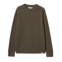 Lightweight Waffle Knit Sweater - Army