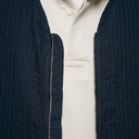 VEST01PAD - Padded Cotton Zip Vest - Charcoal