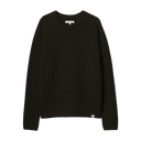 Waffle Structured Pullover - Merino Wool Cashmere Blend - Forest
