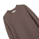 Waffle Structured Pullover - Merino Wool Cashmere Blend - Grain