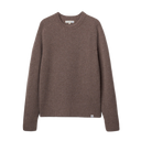 Waffle Structured Pullover - Merino Wool Cashmere Blend - Grain