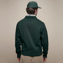 Zip Collar Sweatshirt - Forest