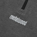 Contrast Stitch 1/4 Zip Pullover - Charcoal