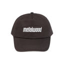 Casquette 5 panneaux à logo métallique - Marron