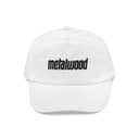 Metal Logo 5-Panel Hat - White