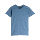 Circular Knit T-Shirt - Heather Blue