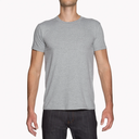 Circular Knit T-Shirt - Heather Grey