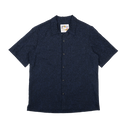 S/S Aloha Shirt - Jungle Jacquard - Navy