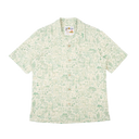 S/S Aloha Shirt - Linen Animals - Green