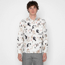 True Guy Shirt - Japanese Neko Cats - Bone