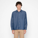 True Shirt - Linen Blend Denim Indigo