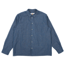 True Shirt - Linen Blend Denim Indigo