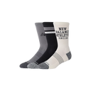Lifestyle Graphic Crew Sock - Multi 3 pack