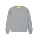 Nike NOCTA CS Cardinal Fleece Crewneck - Dark Grey Heather / Black
