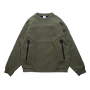 Nocta Trapezoid-Cut Crew-Neck Pullover - Twilight Marsh/Refblk