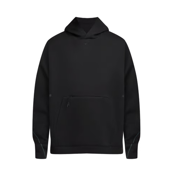 black nike taped hoodie