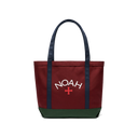 Tri Colour Tote Bag - Burgundy