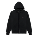 Classic Lightweight Zip-Up Hoodie - Black