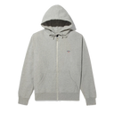 Classic Lightweight Zip-Up Hoodie - Heather Grey