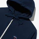 Classic Lightweight Zip-Up Hoodie - Navy