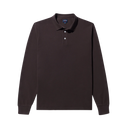 L/S Polo Pique - Dark Brown