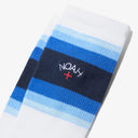 Striped Gradient Sock - Blue