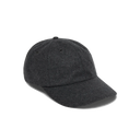 Wool Flannel 6-Panel - Charcoal