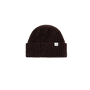 Alpaca Wool Chunky Rib Beanie - Delicioso Brown