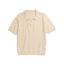 Anholt Cotton Paper Polo - Natural Ecru