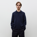 Anholt Lambswool - Dark Navy