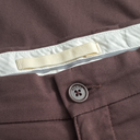 Benn Relaxed Twill Pleated Trouser - Seal Brown